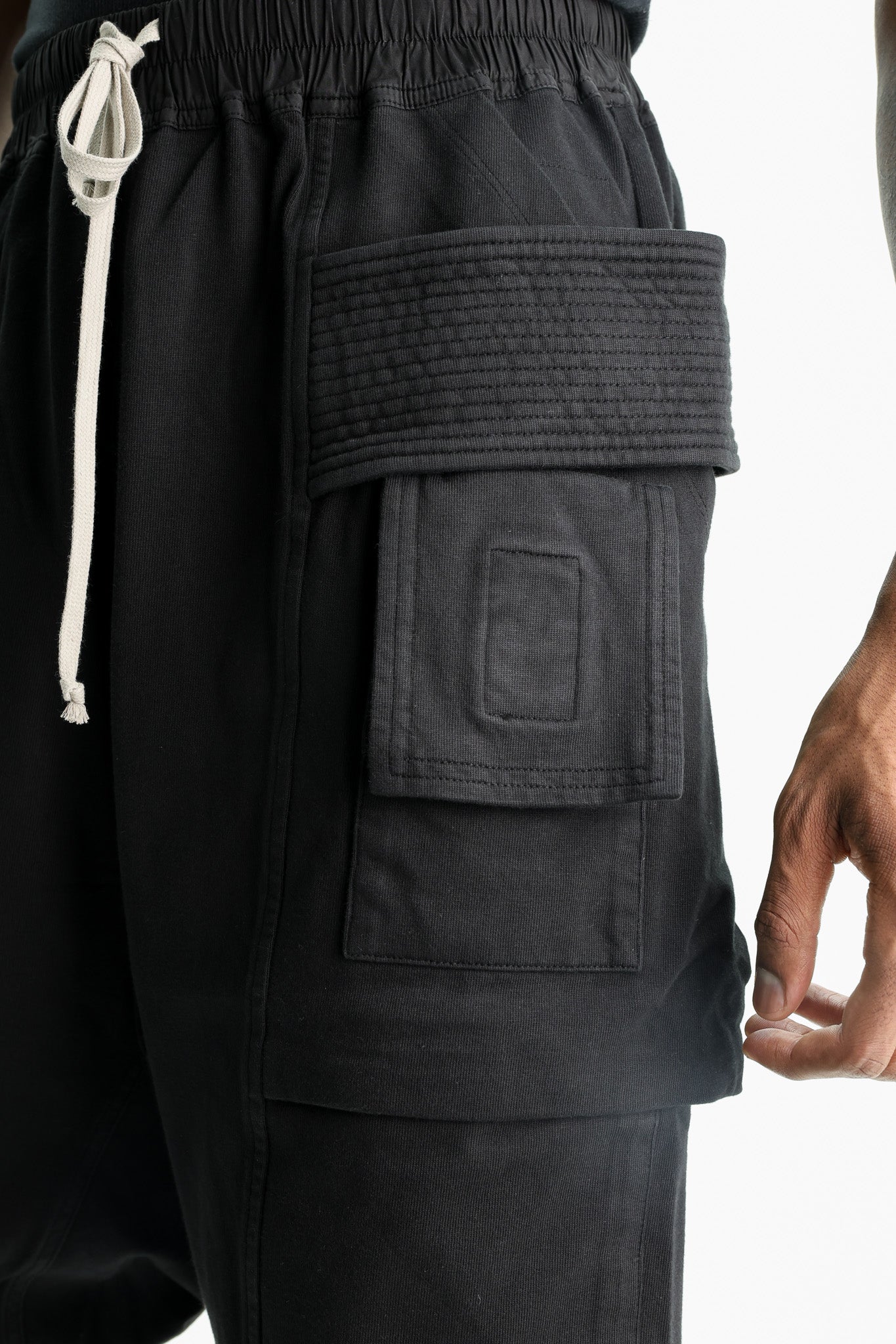Rick Owens Shorts Creatch Cargo Black - AL Capone Premium