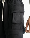 Rick Owens Shorts Creatch Cargo Black