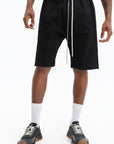 Rick Owens Shorts Woven Pusher Black