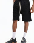 Rick Owens Shorts Woven Pusher Black