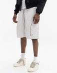 Rick Owens Shorts Zipped Pockets White