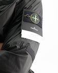 Stone Island Jacket Hooded Lightweight Ripstop Nylon Black