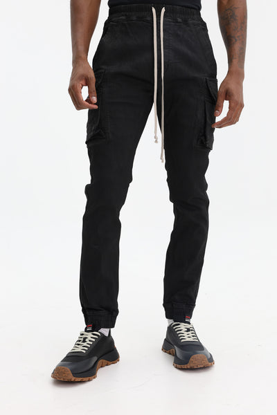 Rick Owens Jeans Mastodon Cut Black Wax - AL Capone Premium