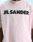 Jil Sander T-Shirt Bold Logo Pink