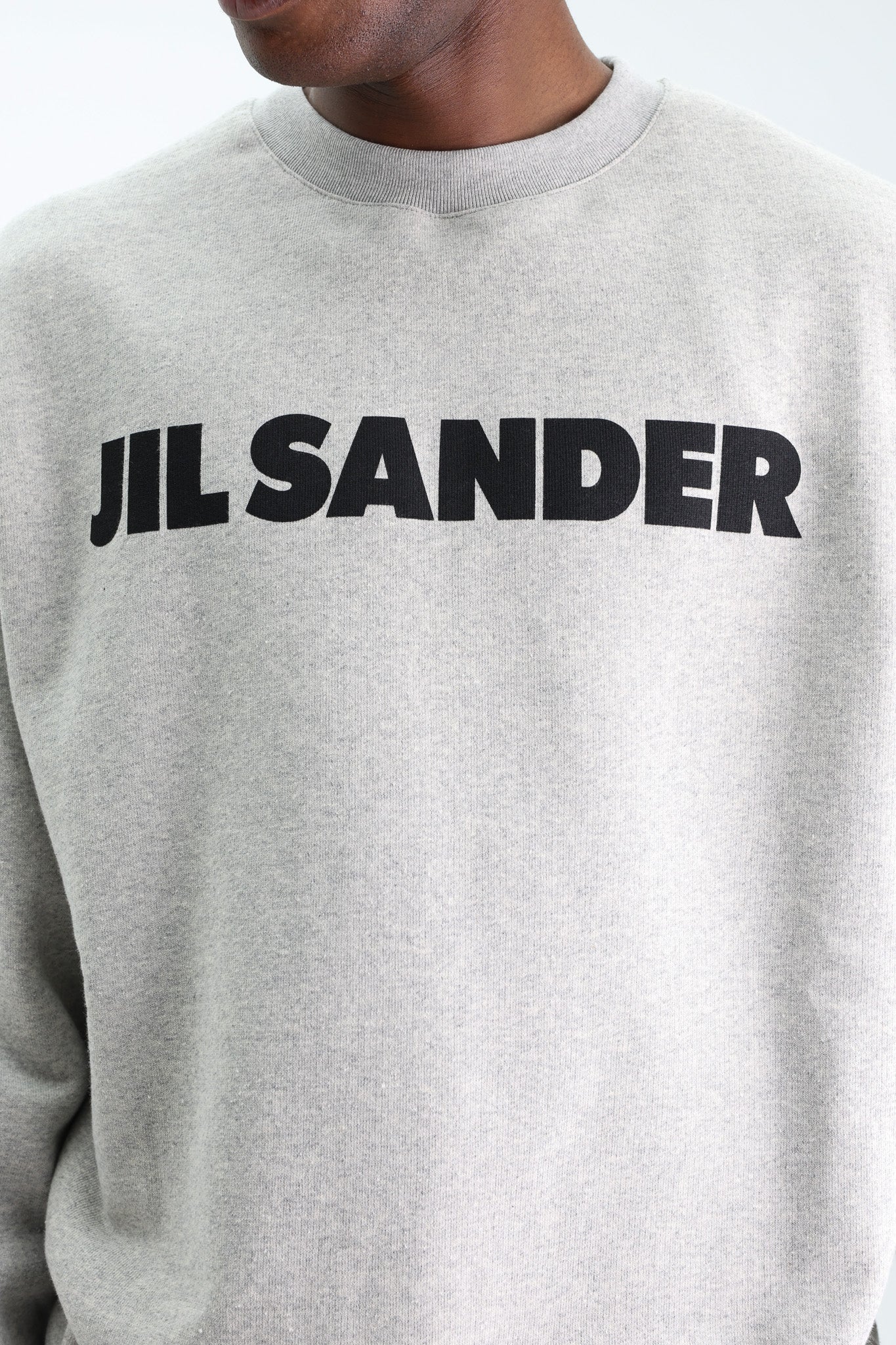 Jil Sander Sweater Bold Logo Grey - AL Capone Premium