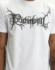 John Richmond T-Shirt Black Logo Print White