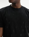 John Richmond T-Shirt Dotted Glitter Black