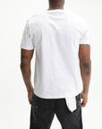Purple T-Shirt Graphic Print Logo White