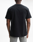 Purple T-Shirt Palm Tree Graphic Black