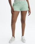 Chiara Ferragni Shorts Stripes Green-White
