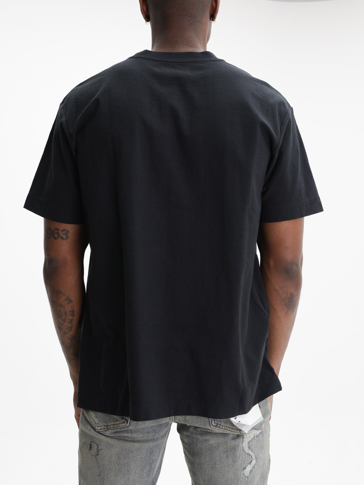 Purple T-Shirt Bling Logo  Black
