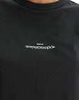 Maison Margiela T-Shirt Distorted Logo Black