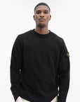 Stone Island Sweater Sleeve Logo Black