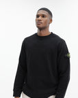 Stone Island Sweater Sleeve Logo Black