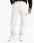 Stone Island Pants Garbadine Natural Cotton Ivory