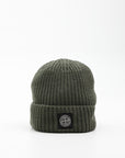 Stone Island Beannie Logo Olive