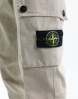 Stone Island Cargo Pants Slim Cotton Blend Brown