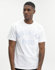 Givenchy T-Shirt Large Logo Print Blue/White