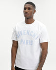 Givenchy T-Shirt Large Logo Print Blue/White