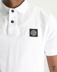 Stone Island Golfer Button White