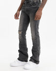 Purple Jeans Vintage Flare Blowout Black