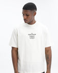 Stone Island T-Shirt Back Compass Logo Off White