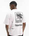 Stone Island T-Shirt Back Graphic Print Pink