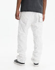 Purple Jeans Jacquard Straight Off White