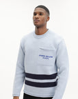 Stone Island Sweater Knitted With Pocket Blue