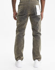 Purple Jeans Flocked Carpenter Green