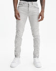 Purple Jeans Skinny Coated Grey