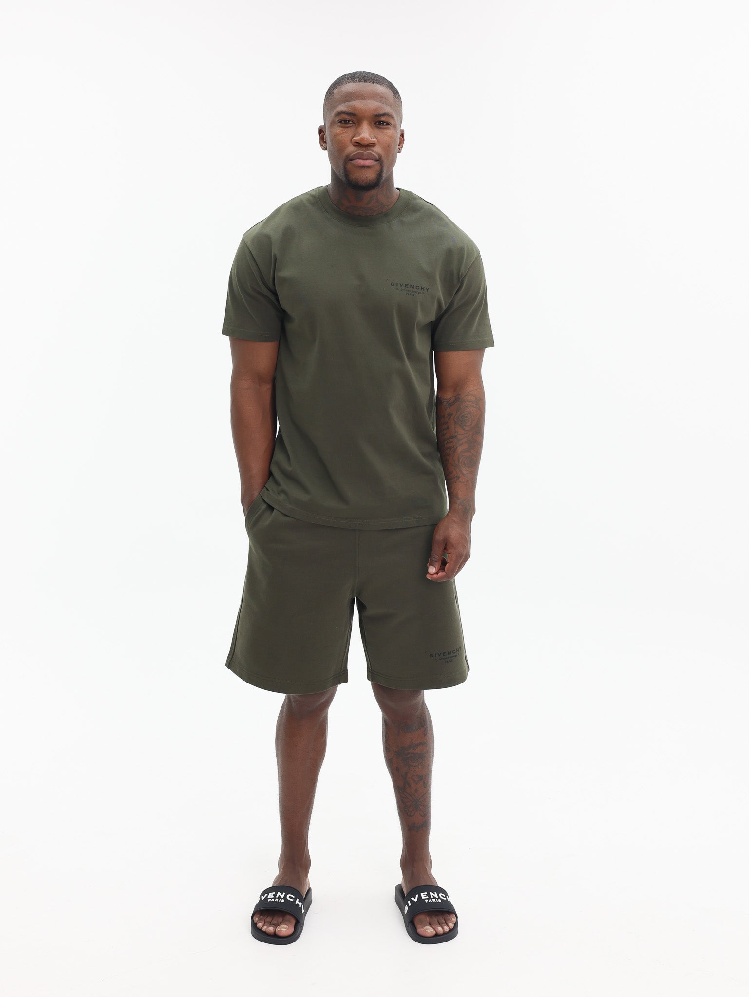 Givenchy T-Shirt Logo Khaki