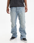 Purple Jeans Tearaway Side Snaps Indigo