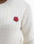 Kenzo Jumper Boke Flower Wool Ecru