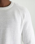 Comme Des Garcons Sweater Bottom Print White