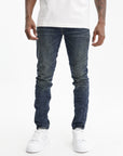 Purple Jeans Dark Stone Rinse Indigo