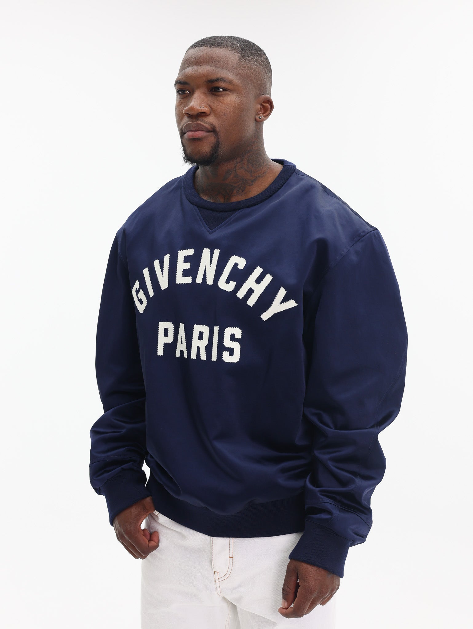 Givenchy Sweater Logo Navy