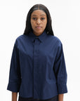 Kenzo Shirt Ls  Woven Cotton Navy