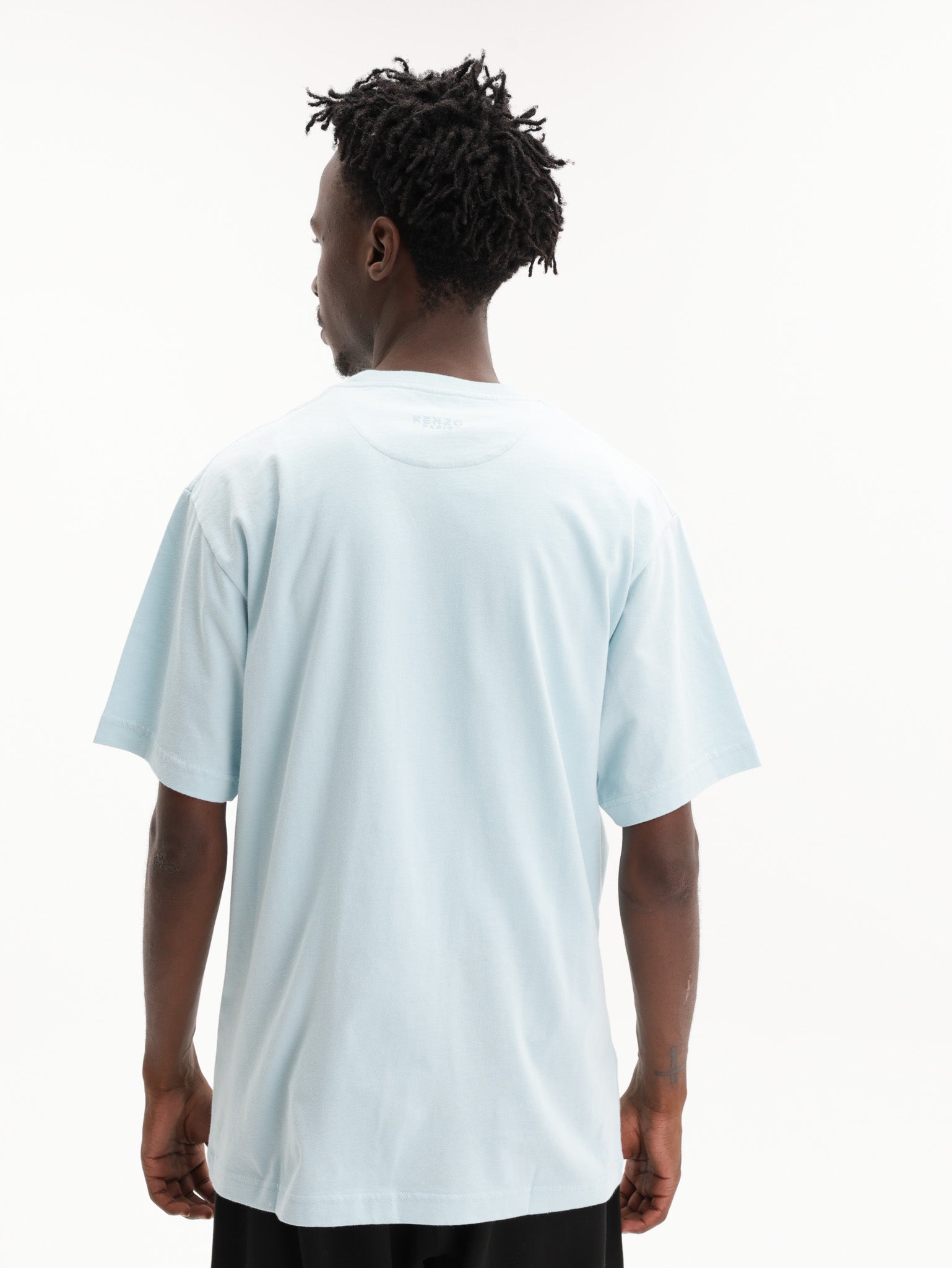 Kenzo T-Shirt Boke Flower Embroidered Glacier - AL Capone Premium