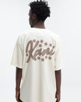Karl Kani Signature Star Print T-Shirt Beige