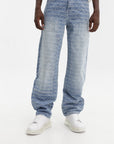 Karl Kani Og K Aop Carpenter Straight Leg Jeans Blue