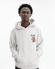 Kenzo Hoodie Wild Tiger Embroidered Grey