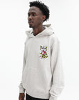 Kenzo Hoodie Wild Tiger Embroidered Grey