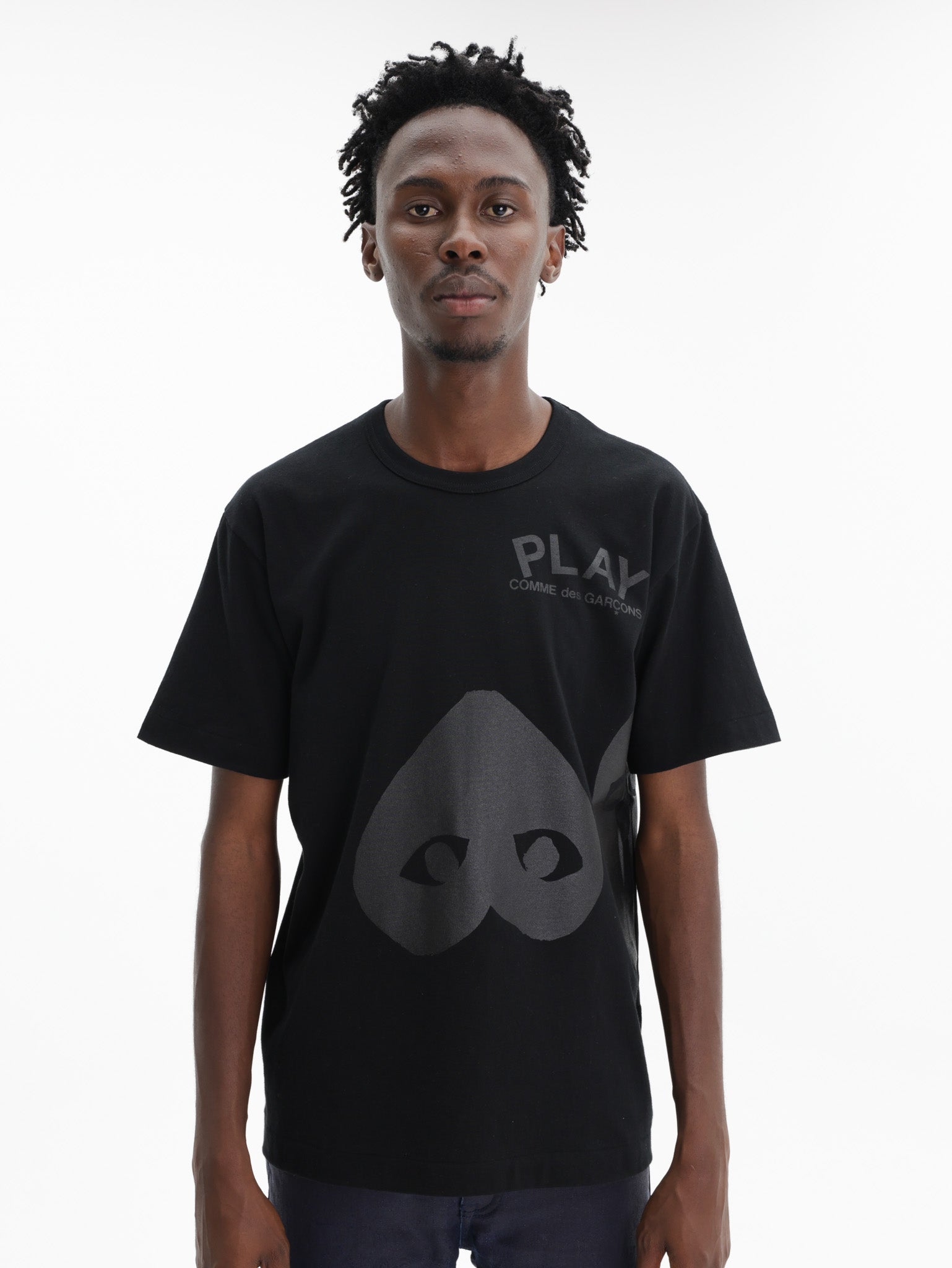 Comme Des Garcons T-Shirt Upside Down Heart Black – AL Capone Premium
