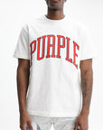 Purple T-Shirt Heavy Knitwear Off White