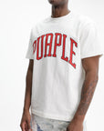 Purple T-Shirt Heavy Knitwear Off White