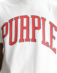 Purple T-Shirt Heavy Knitwear Off White