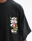 Kenzo T-Shirt Wild Tiger Oversized Black
