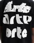 Arte Multi Arte Print T- Shirt Black