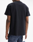 Purple T-Shirt Textured Inside Out Black